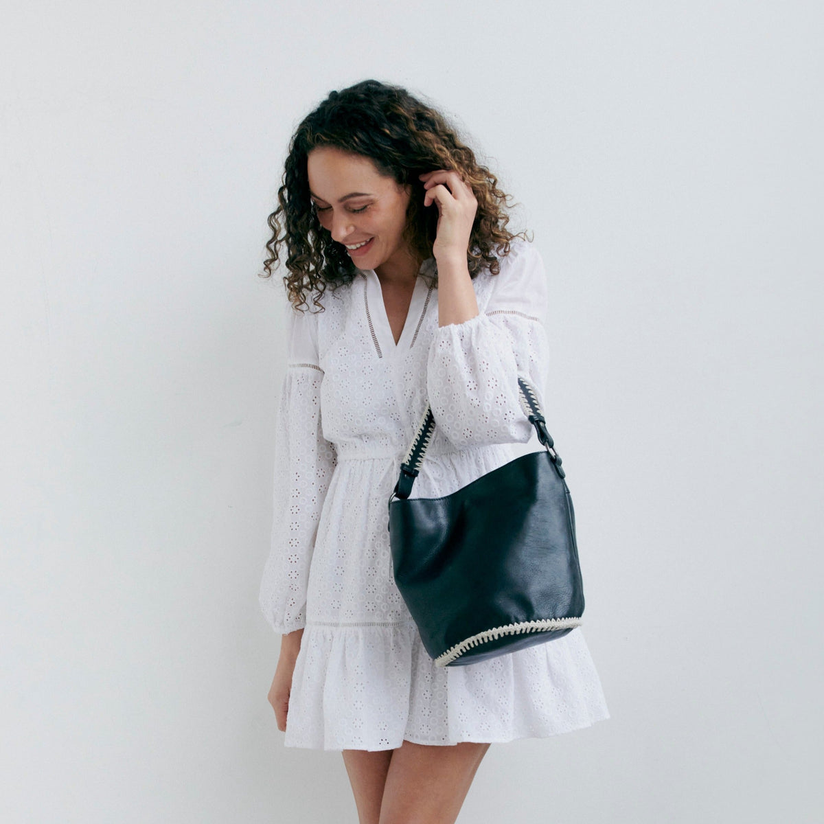 Patsy Leather Crossbody Bag