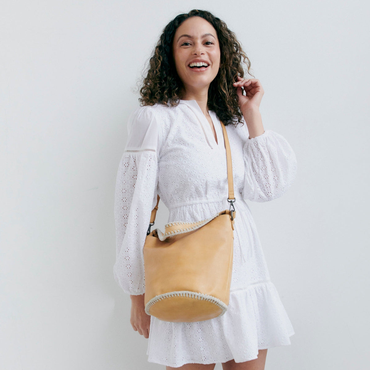 Patsy Leather Crossbody Bag