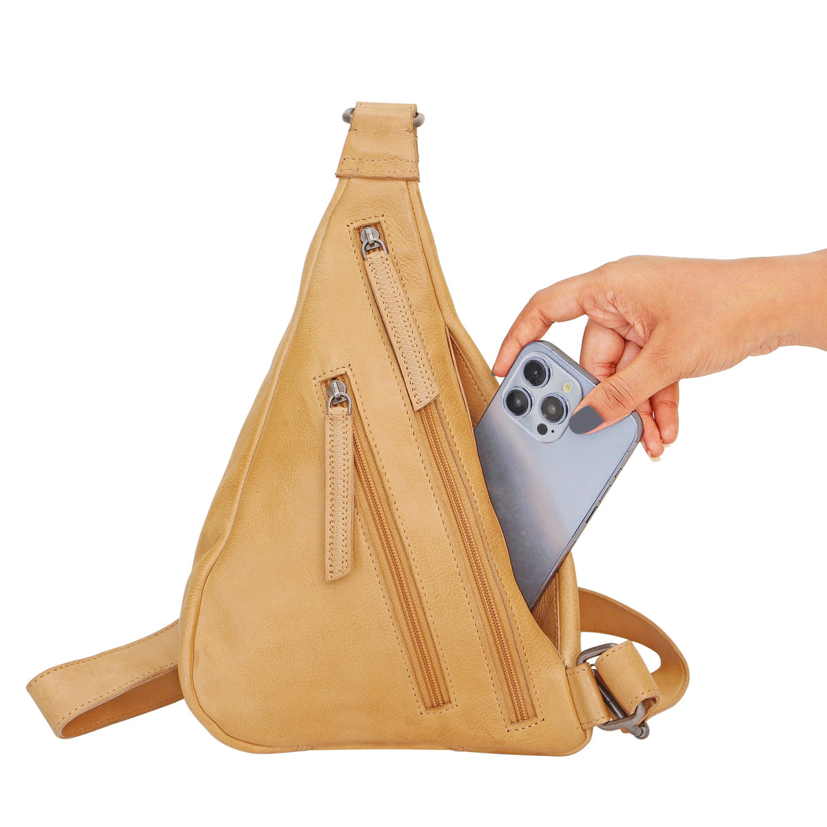 Hippie Leather Sling Bag (Sm)