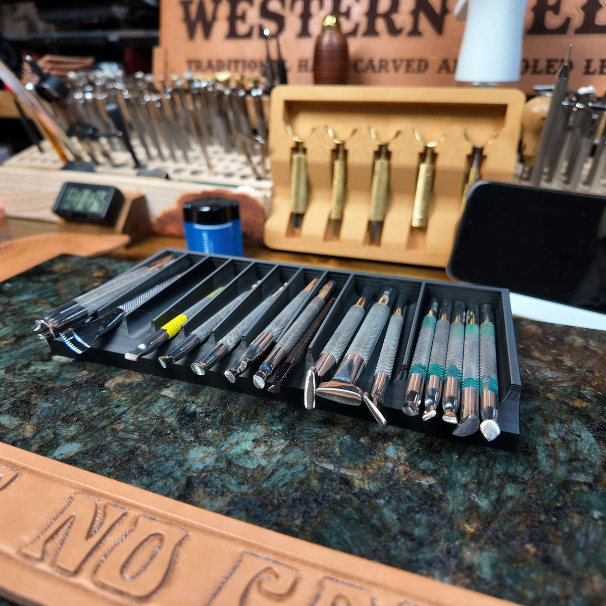On-Stone Quick Access Stamping Tool Tray