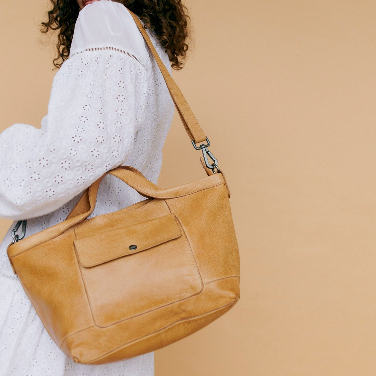 Claire Leather Crossbody Bag