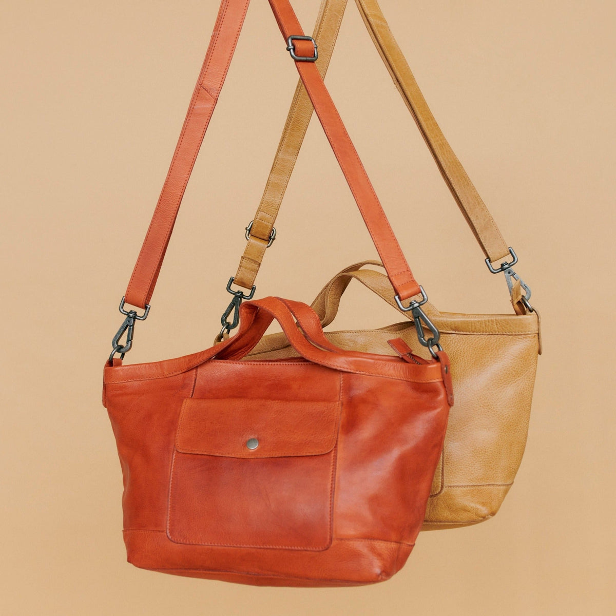 Claire Leather Crossbody Bag