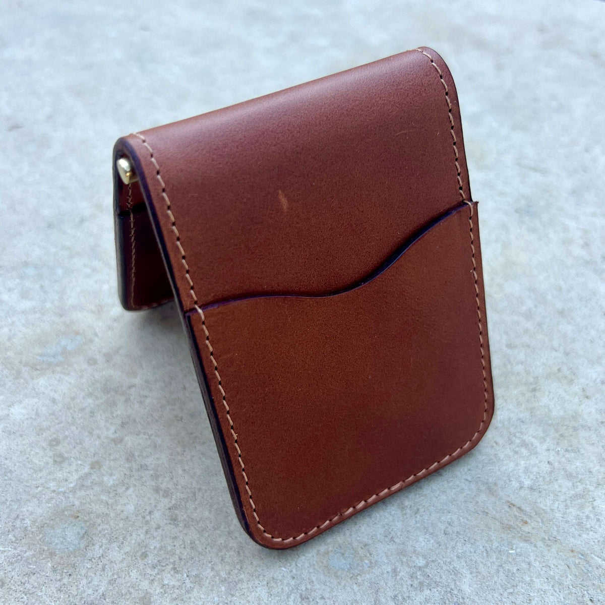 James Bi-Fold Card Wallet w/ Cash Clip