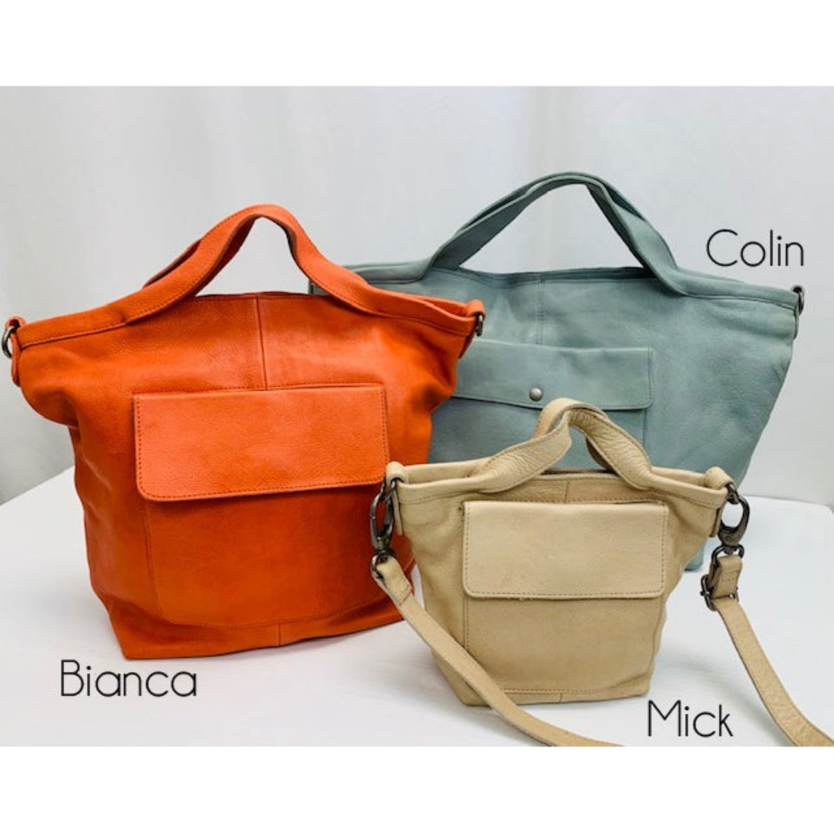 Bianca Leather Crossbody Bag