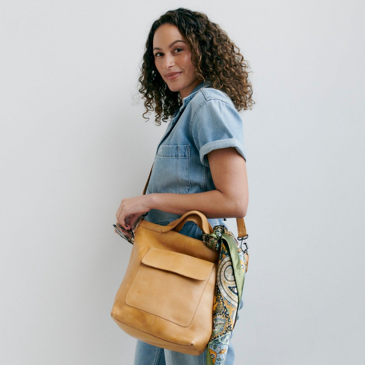 Bianca Leather Crossbody Bag
