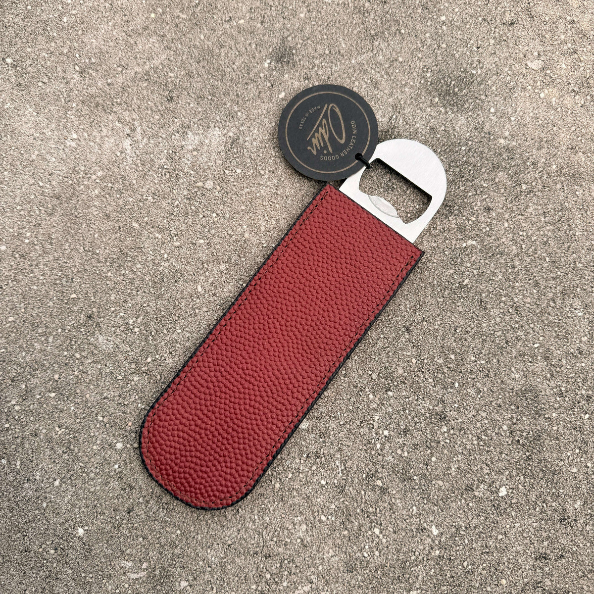 Leather Wrapped Bottle Opener