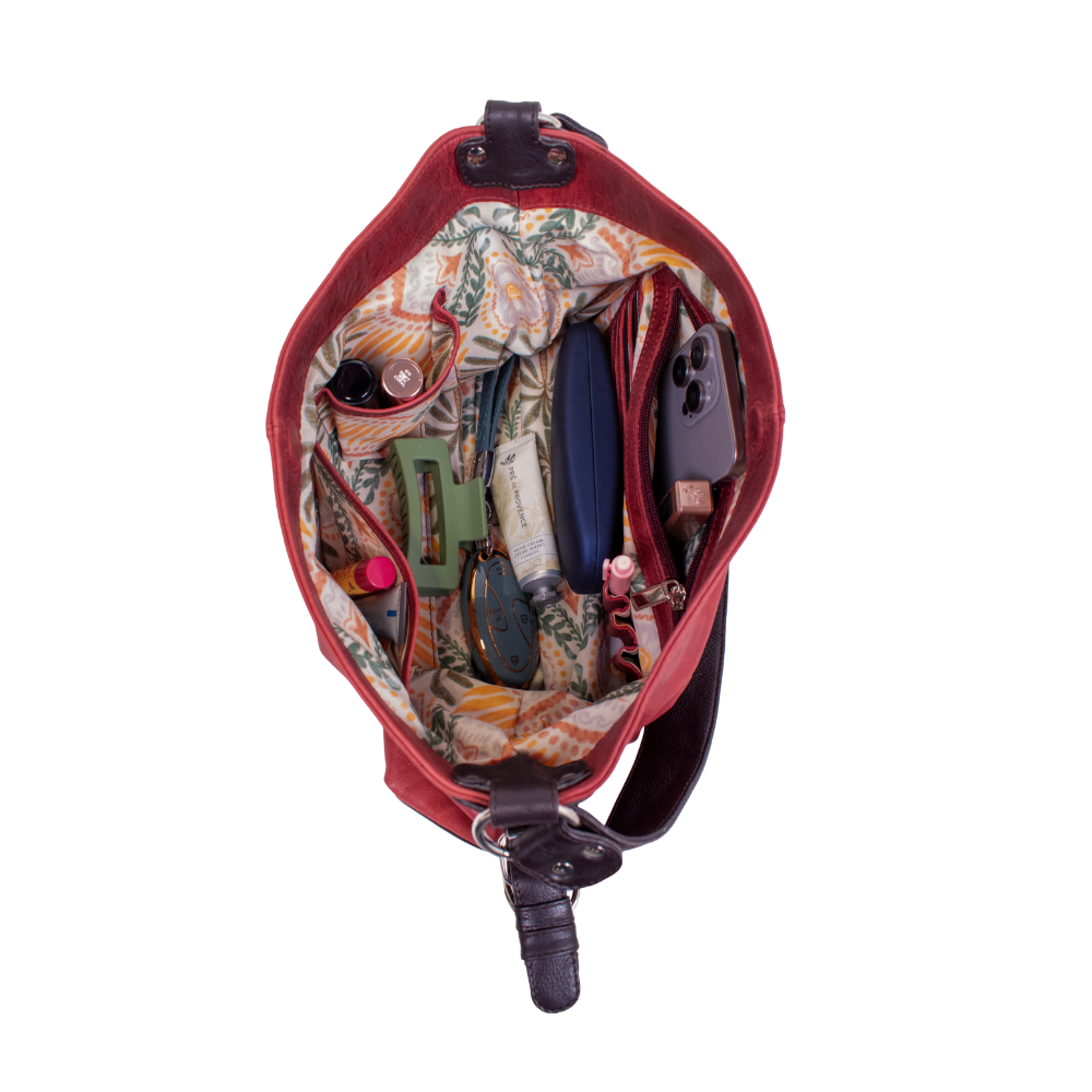 Simone Md Leather Shoulder Bag