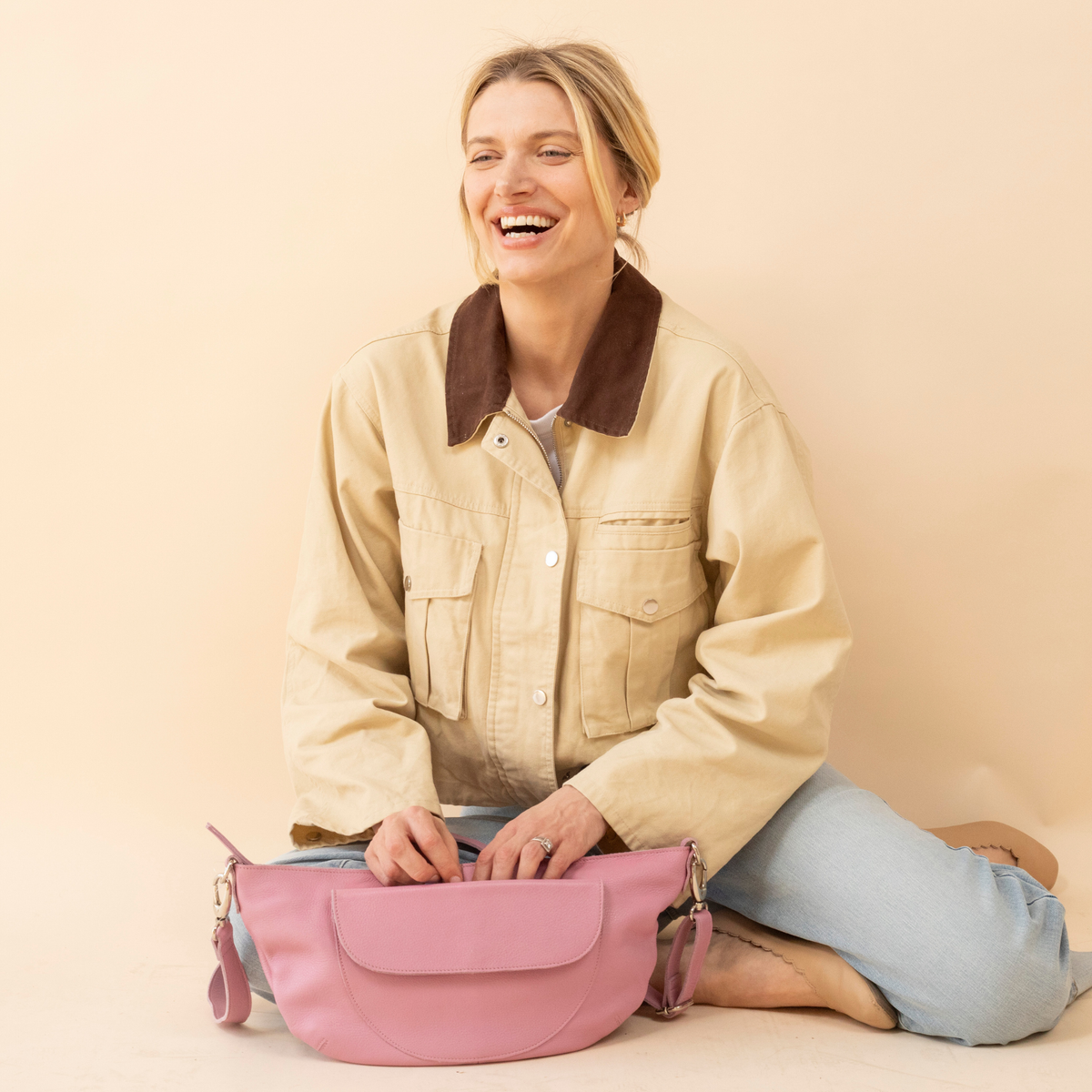 Coco Leather Sling Bag