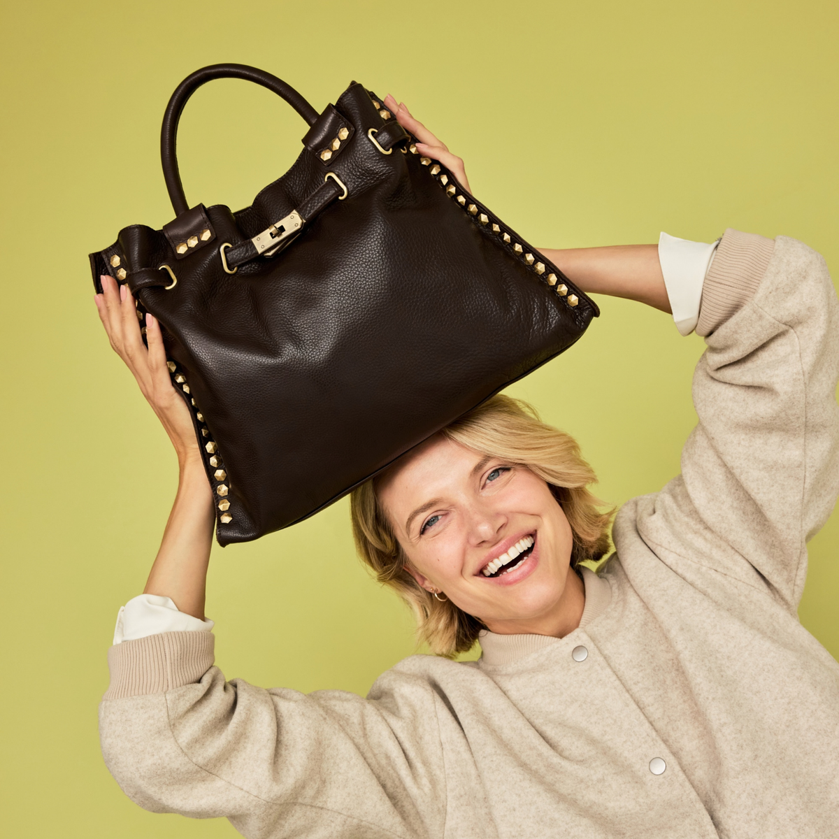 Malibu Milled Leather Crossbody Bag