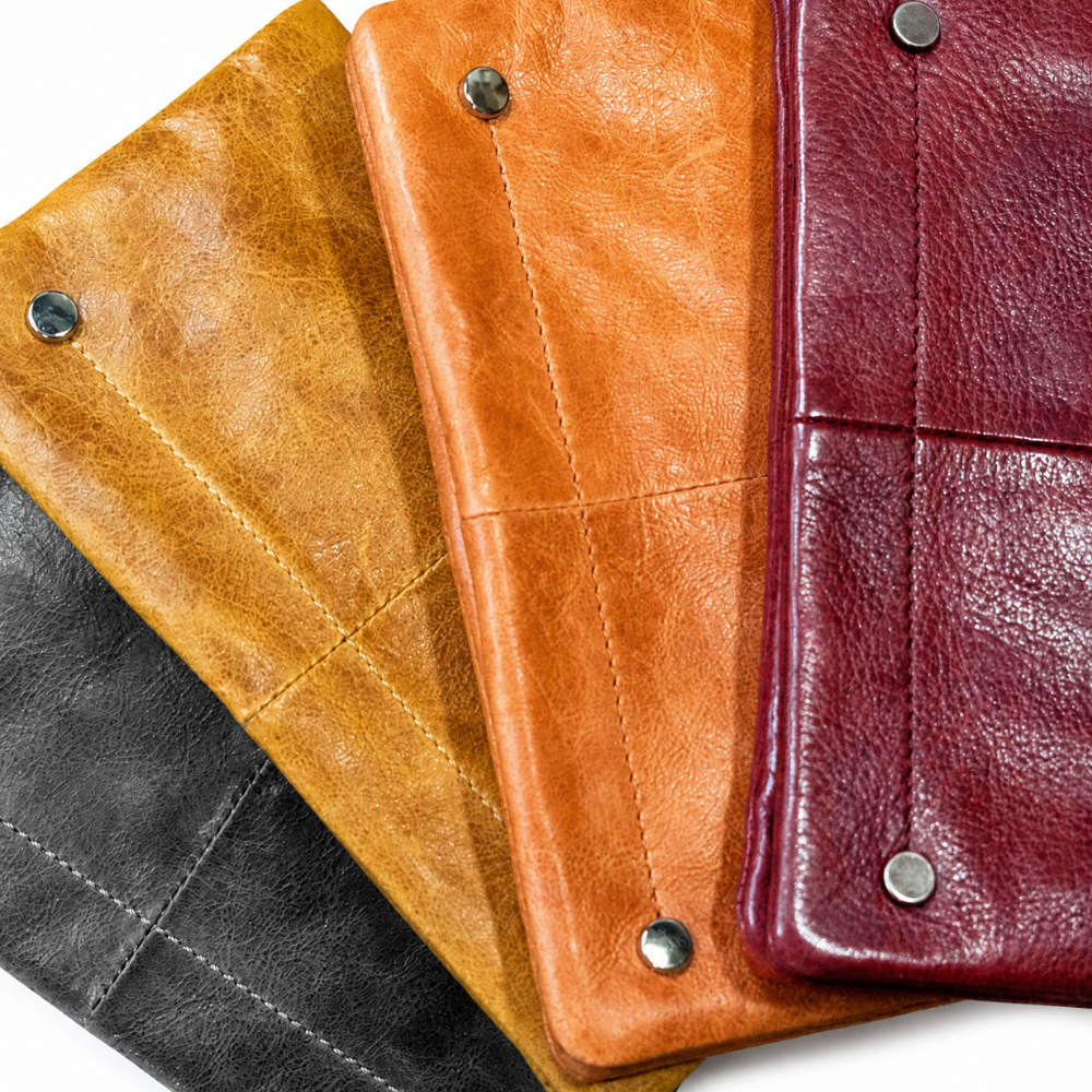 Terry Crackled Napa Leather Wallet