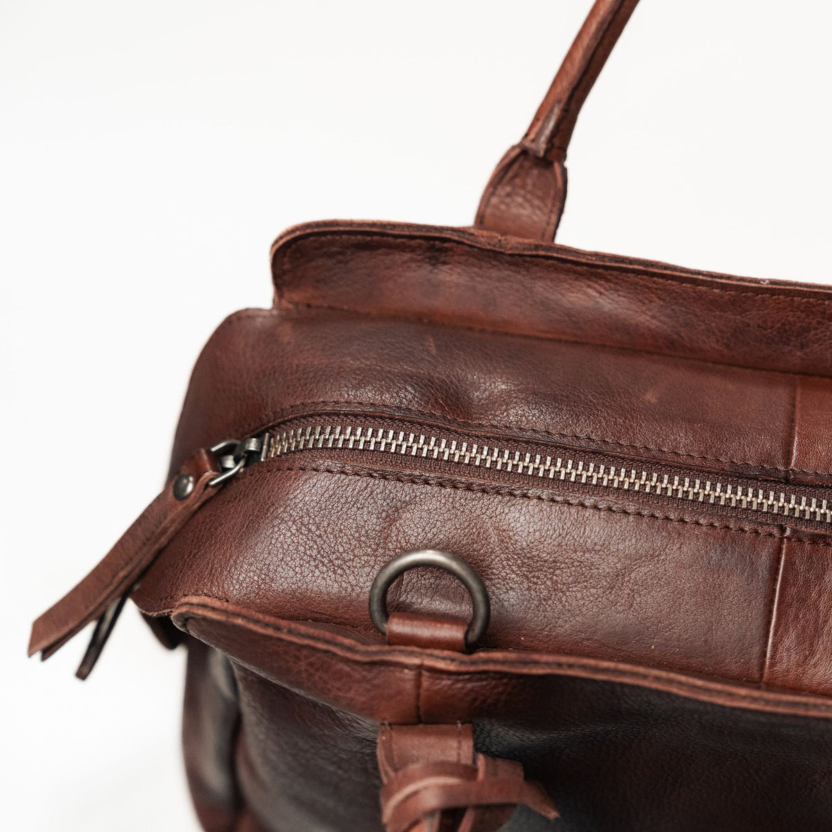 James Leather Crossbody Bag