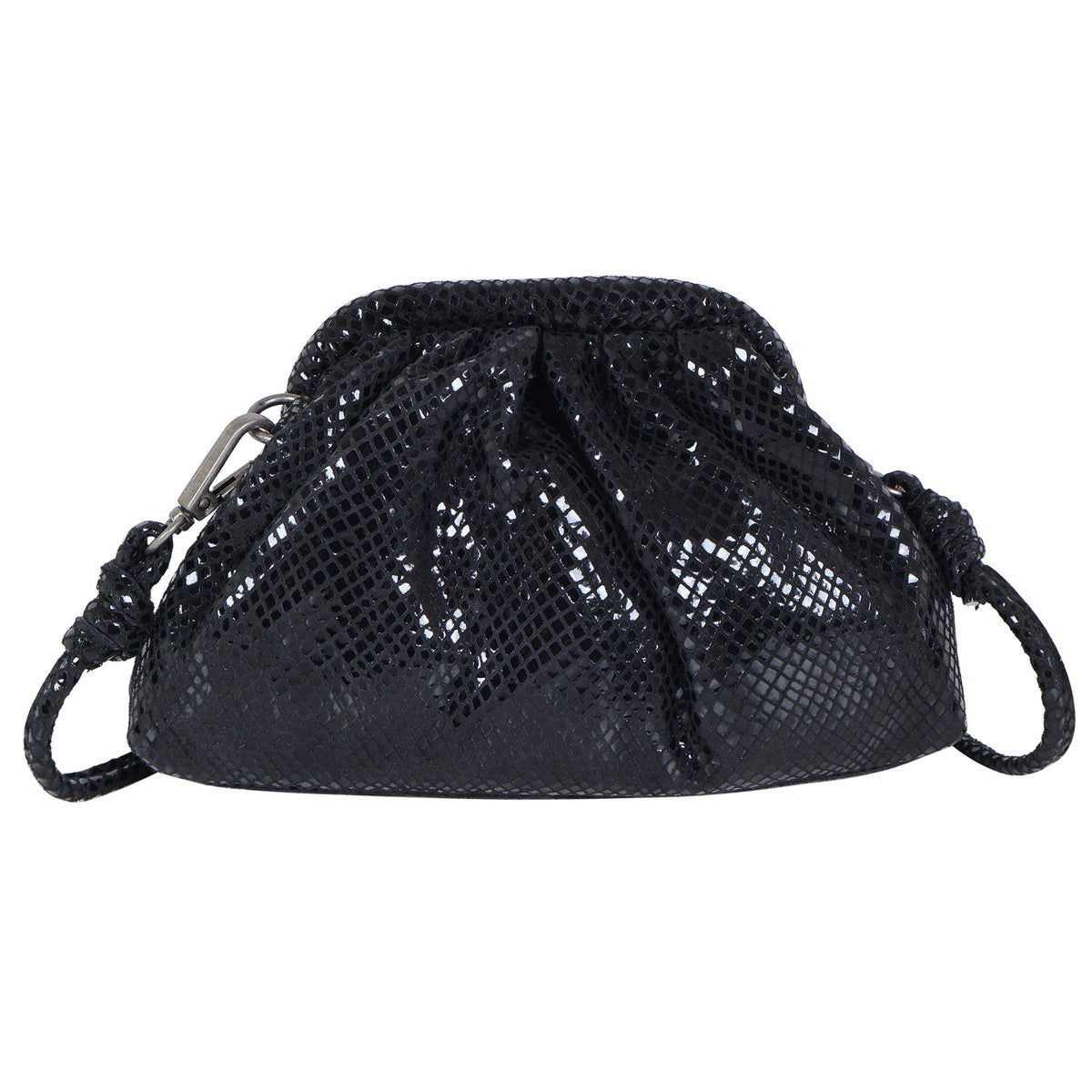 Foil Layla Leather Crossbody Bag