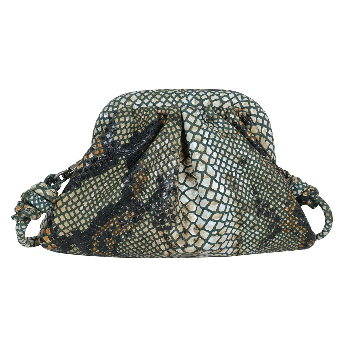 Foil Layla Leather Crossbody Bag