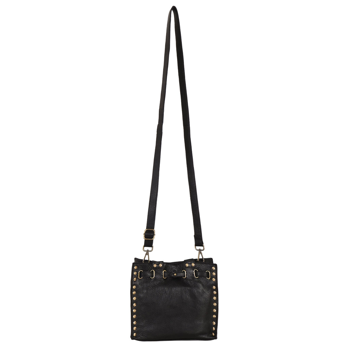 Malibu Milled Leather Crossbody Bag