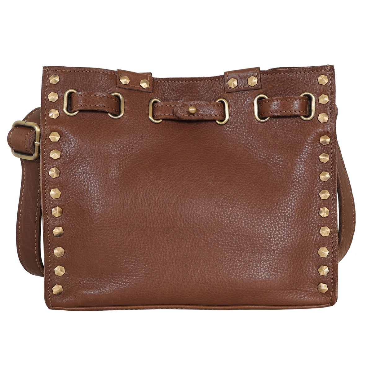 Malibu Milled Leather Crossbody Bag