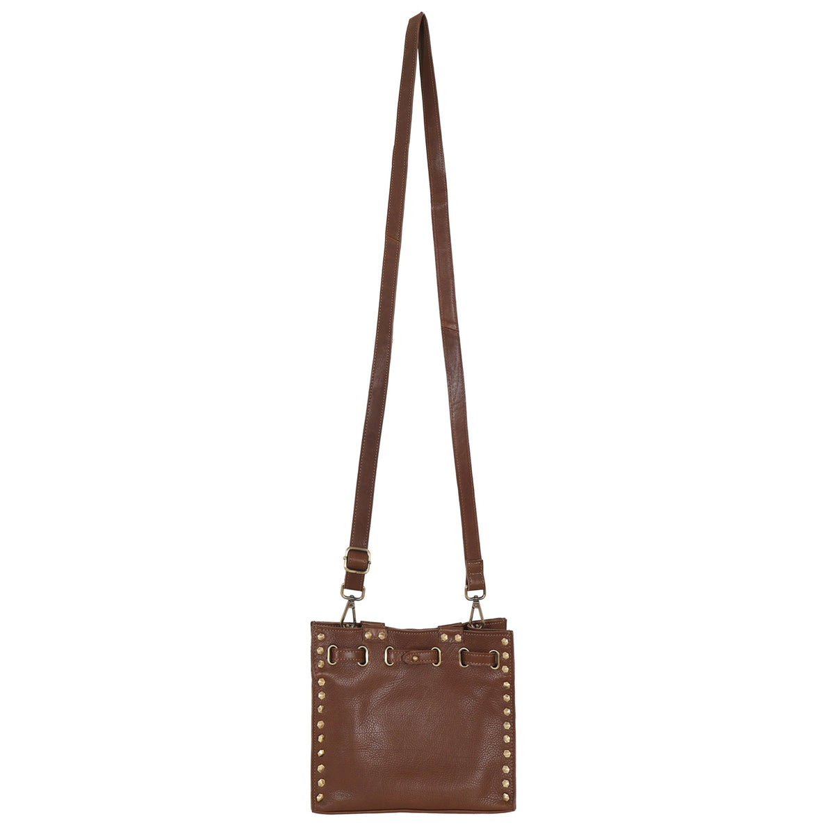 Malibu Milled Leather Crossbody Bag