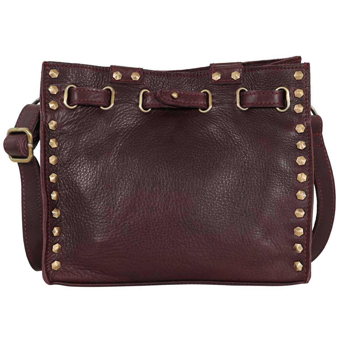 Malibu Milled Leather Crossbody Bag