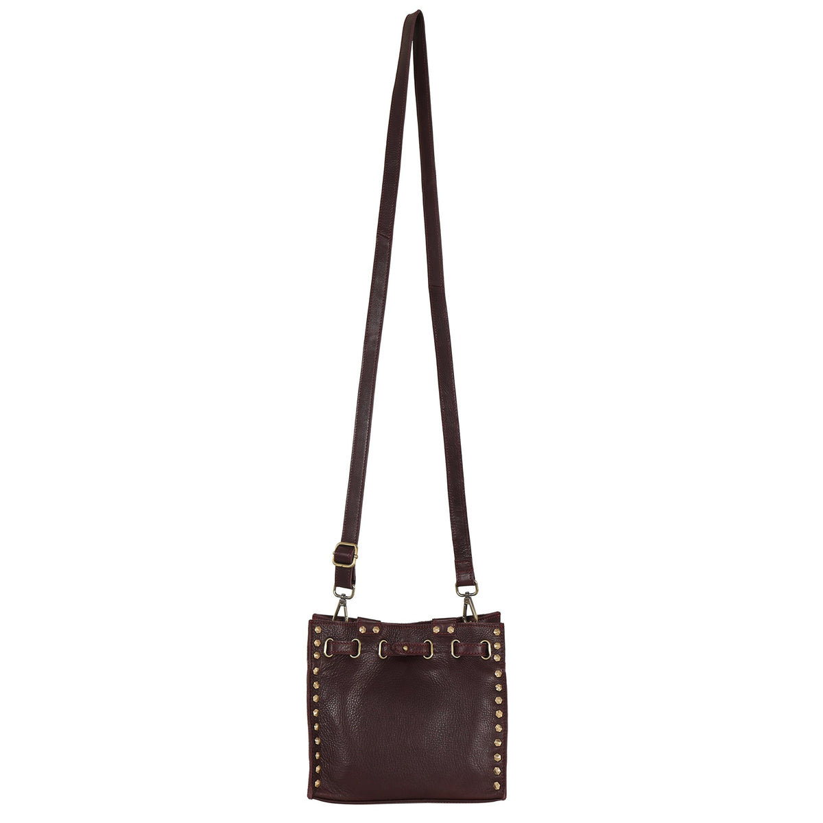 Malibu Milled Leather Crossbody Bag