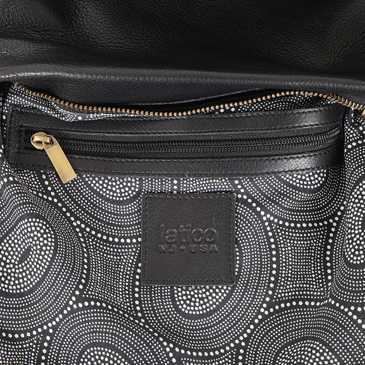 Tabor Milled Leather Crossbody Bag