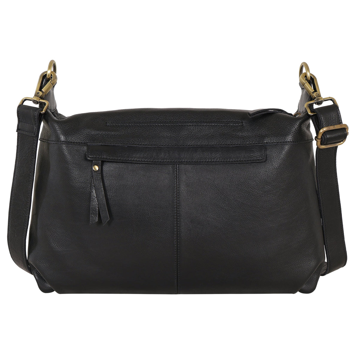 Avery Milled Leather Crossbody Bag