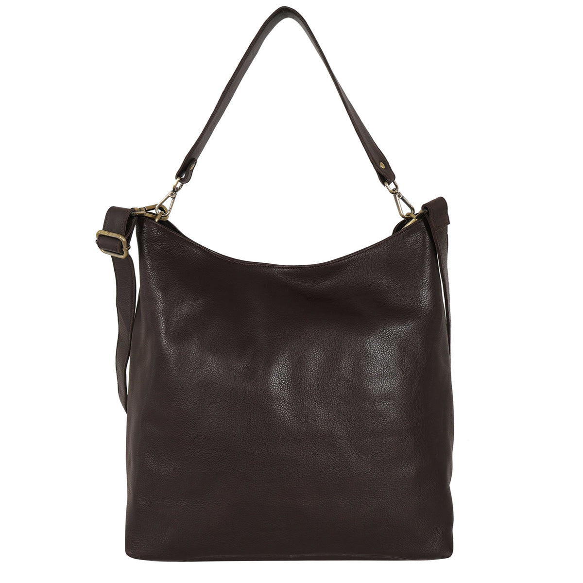Bree Milled Leather Shoulder Bag