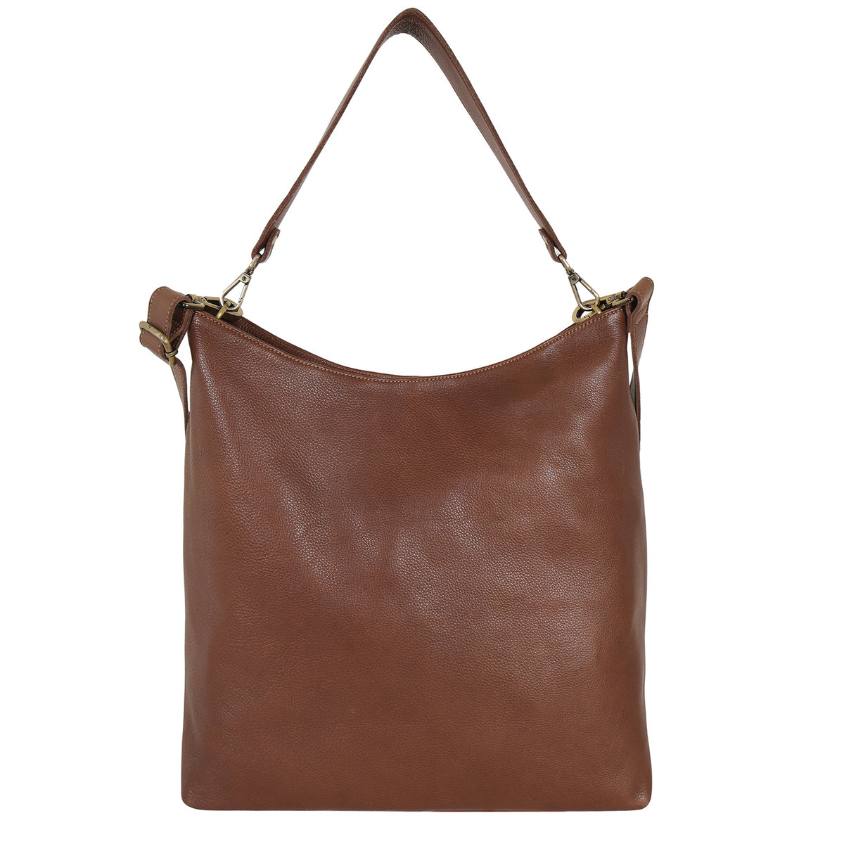 Bree Milled Leather Shoulder Bag