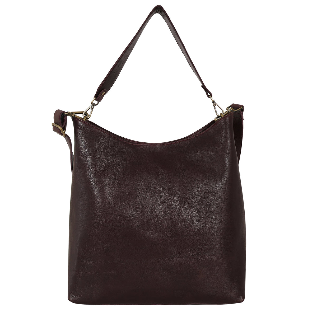 Bree Milled Leather Shoulder Bag