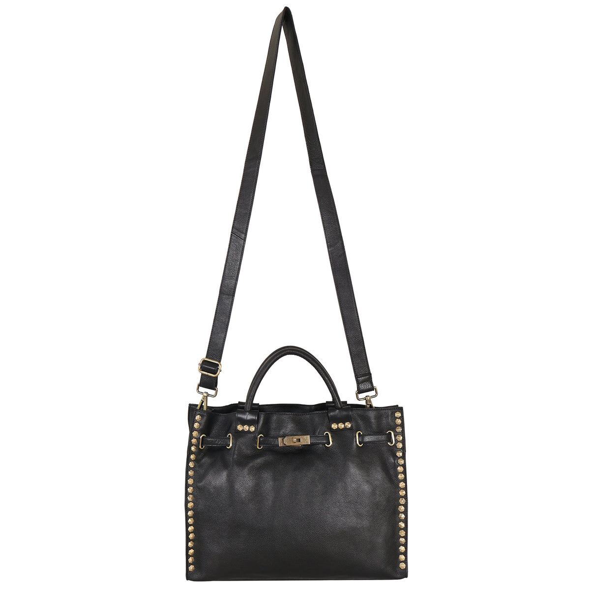 Mare Milled Leather Crossbody Bag
