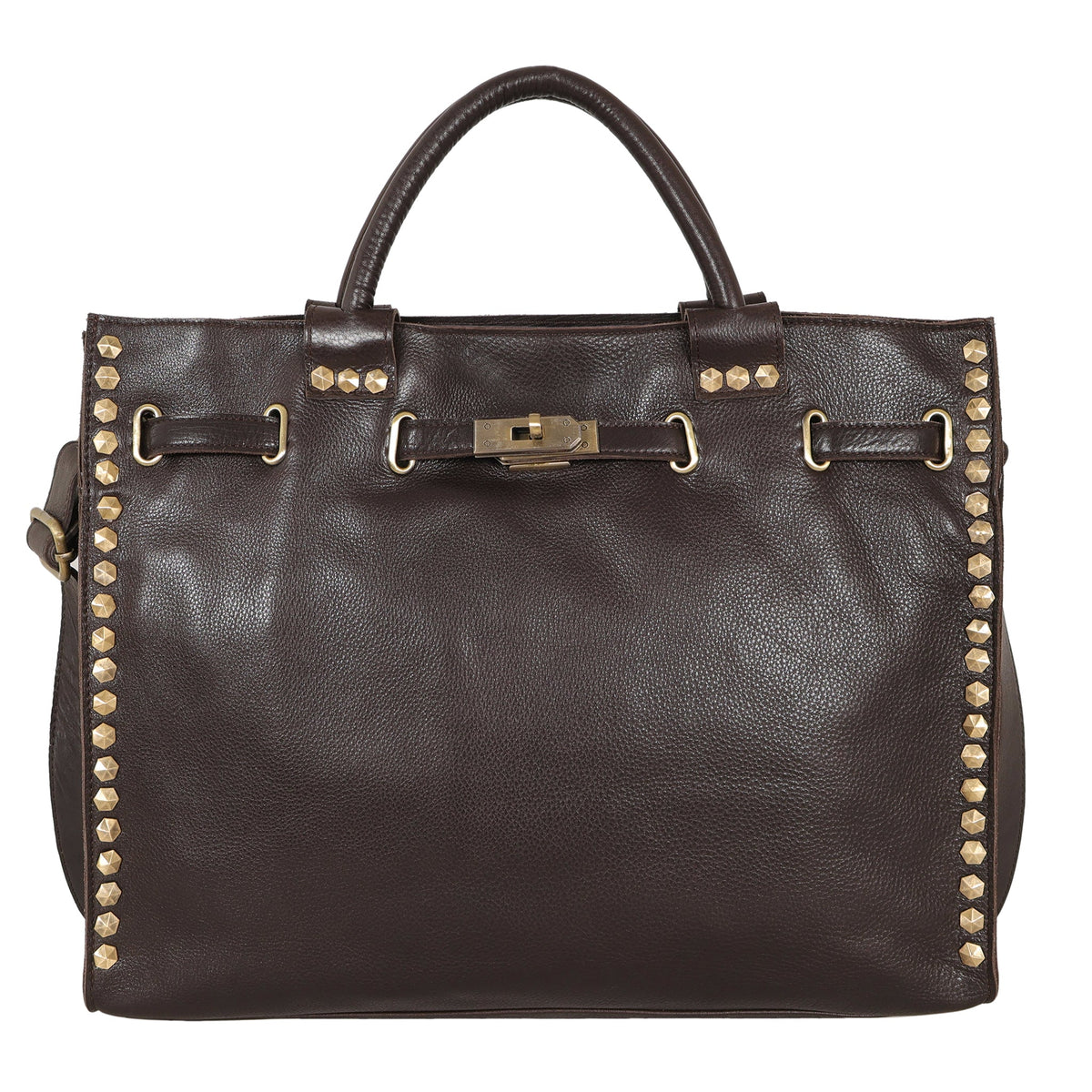 Mare Milled Leather Crossbody Bag
