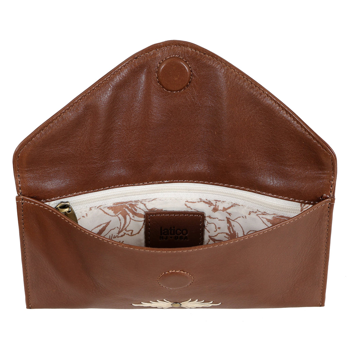 Ynez Milled Leather Wallet