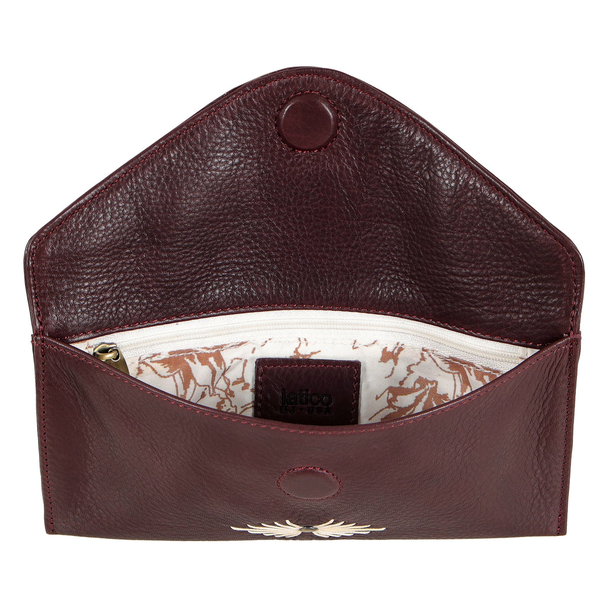 Ynez Milled Leather Wallet
