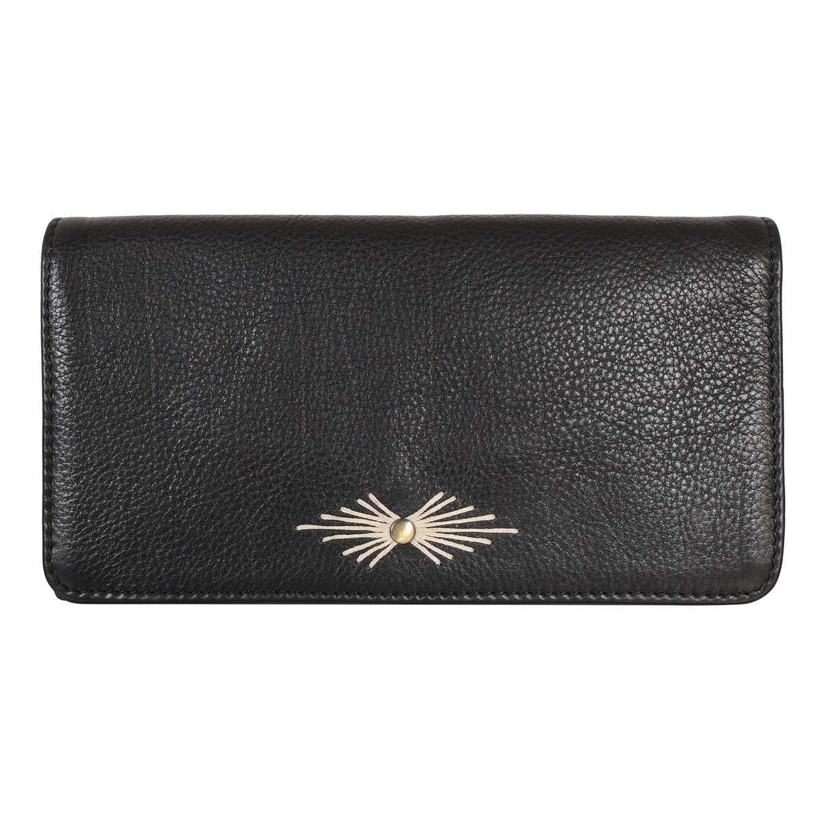 Barb Milled Leather Wallet
