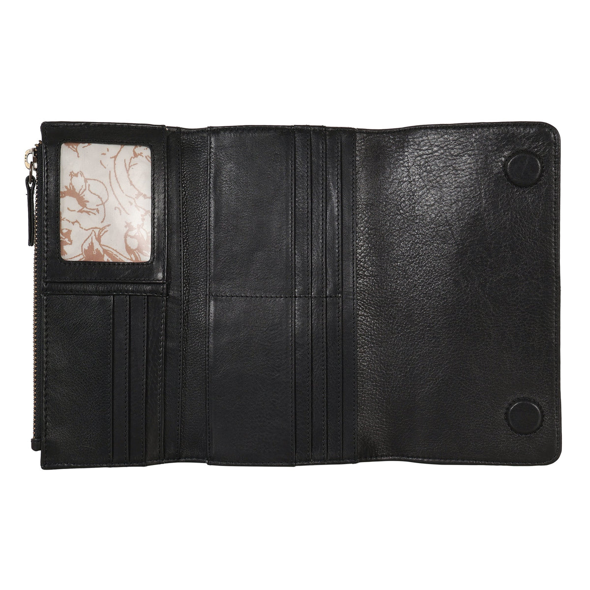 Barb Milled Leather Wallet