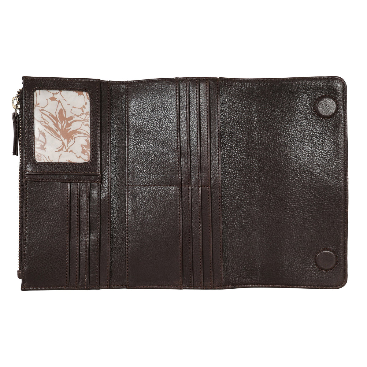 Barb Milled Leather Wallet