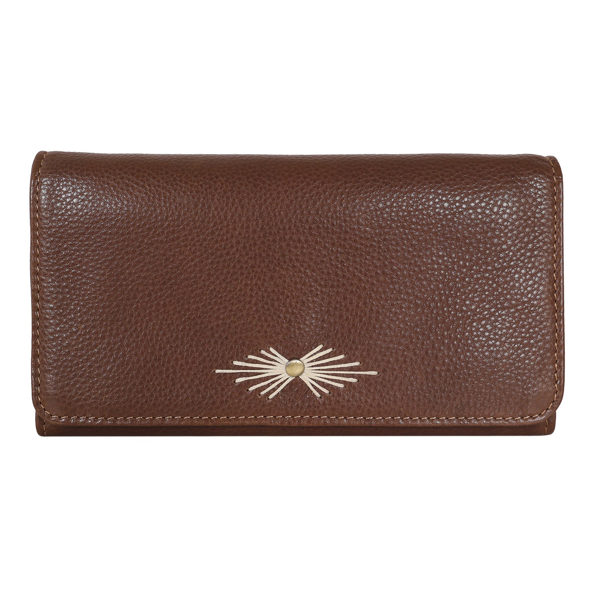 Barb Milled Leather Wallet