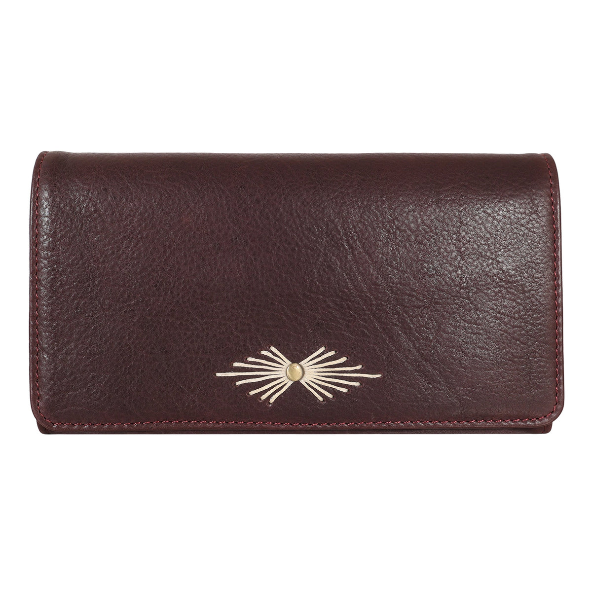 Barb Milled Leather Wallet