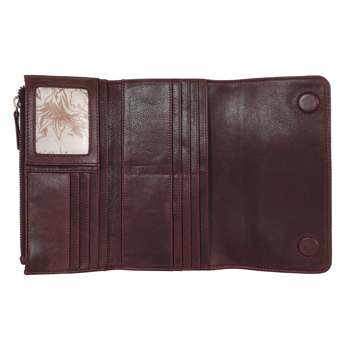 Barb Milled Leather Wallet