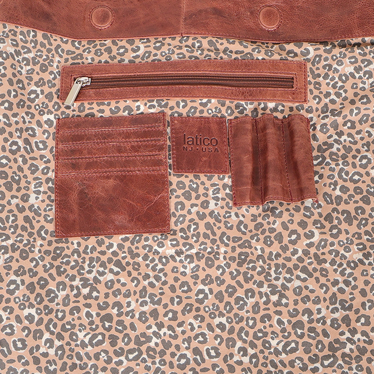 Simone Lg Leather Shoulder Bag