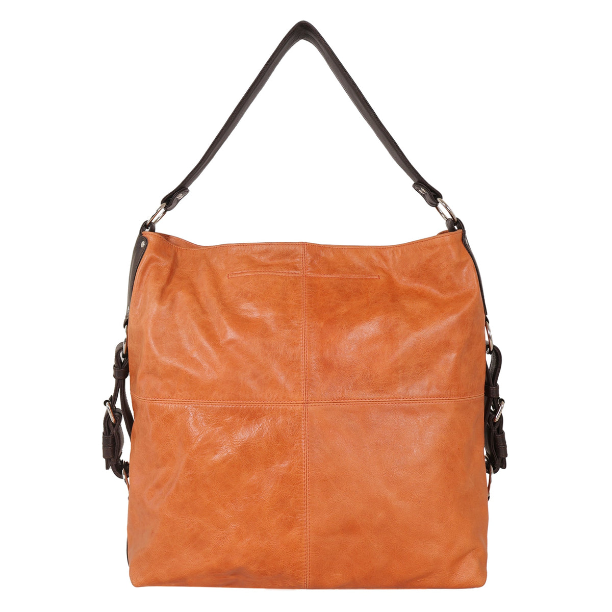 Simone Lg Leather Shoulder Bag