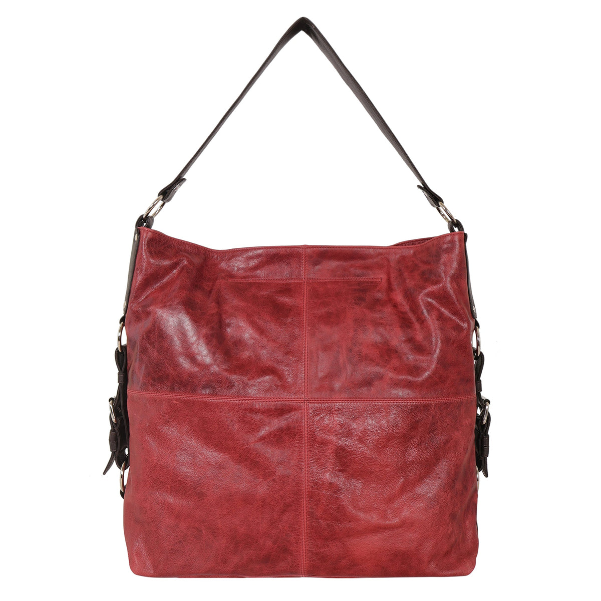 Simone Lg Leather Shoulder Bag