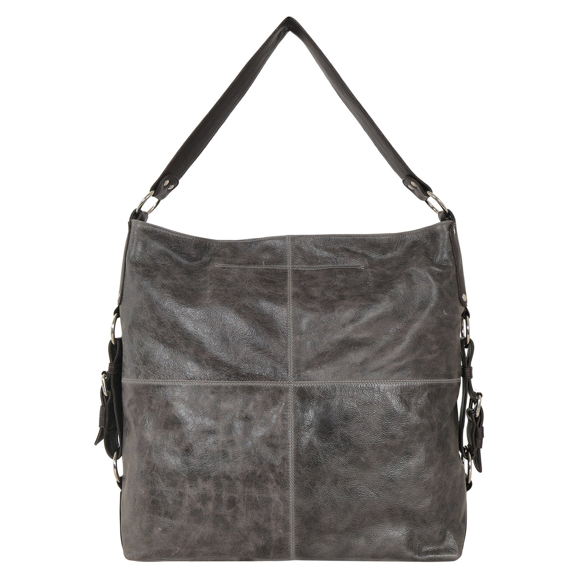 Simone Lg Leather Shoulder Bag