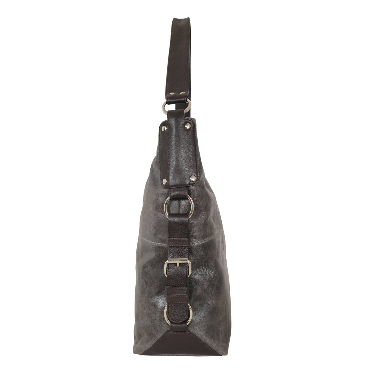 Simone Lg Leather Shoulder Bag