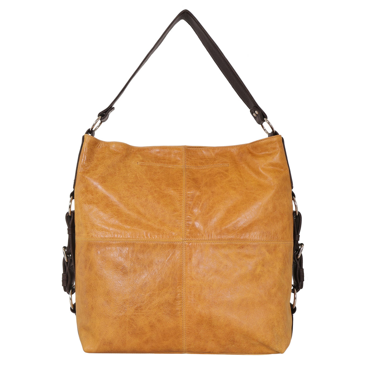 Simone Lg Leather Shoulder Bag
