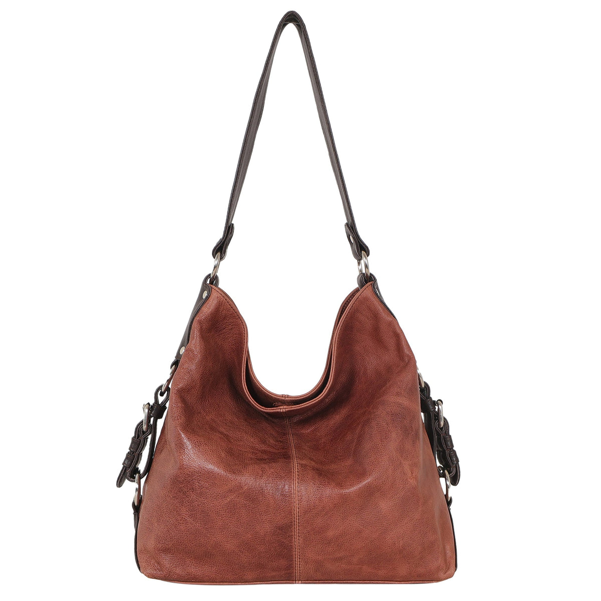 Simone Md Leather Shoulder Bag