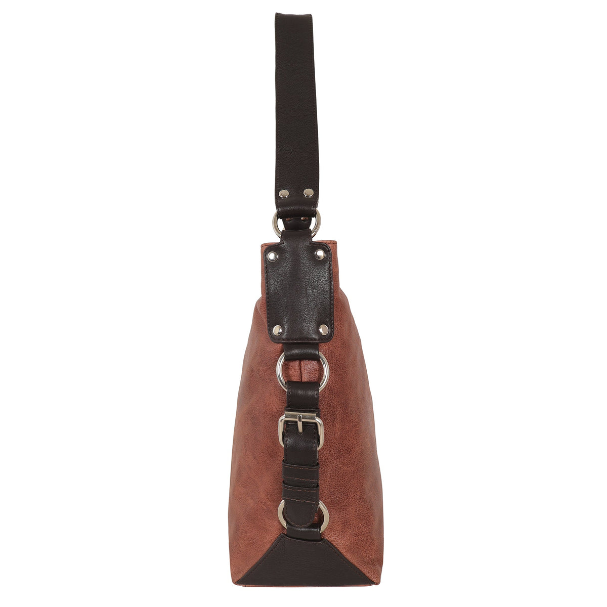 Simone Md Leather Shoulder Bag