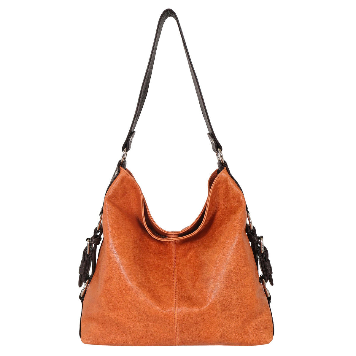 Simone Md Leather Shoulder Bag