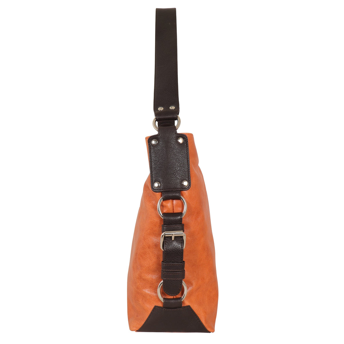 Simone Md Leather Shoulder Bag
