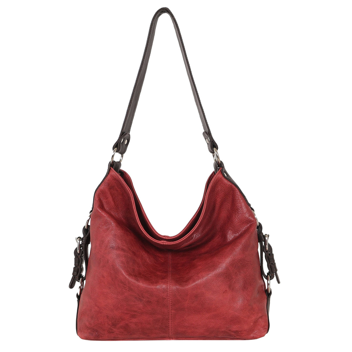 Simone Md Leather Shoulder Bag