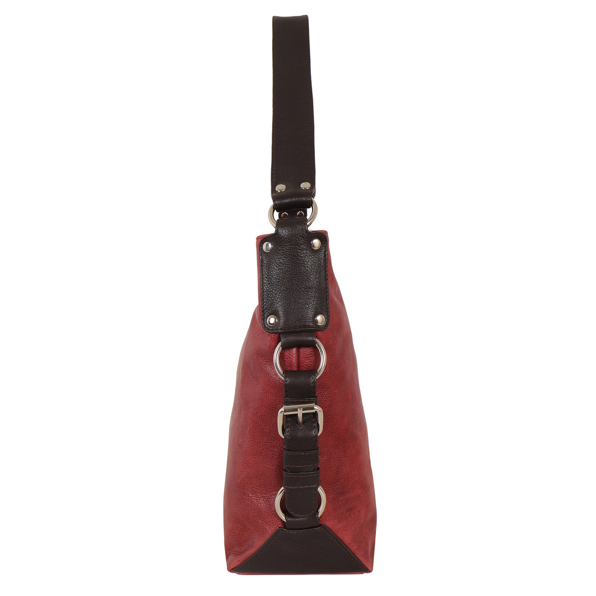 Simone Md Leather Shoulder Bag