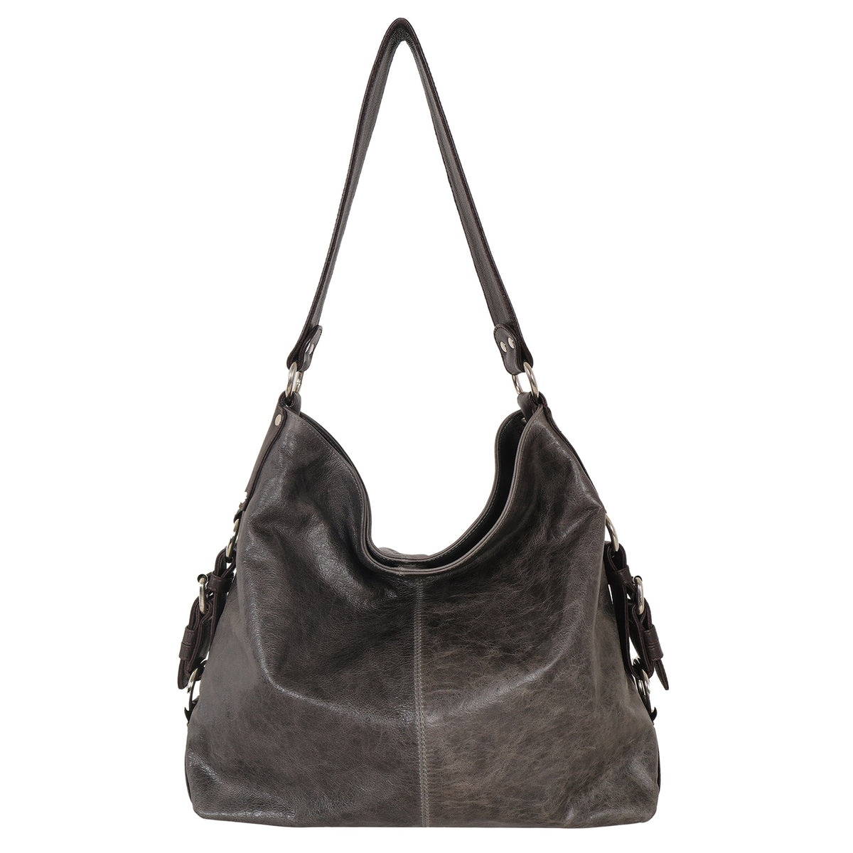 Simone Md Leather Shoulder Bag